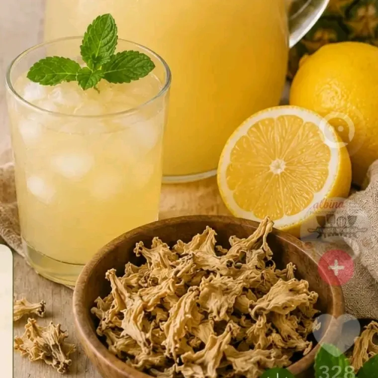 Fleur d'hibiscus blanc séchée